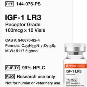 IGF-1 LR3 (Receptor Grade) 100mcg x 10 Vials