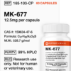 MK-677 (Ibutamoren) 12.5mg (60 Capsules)